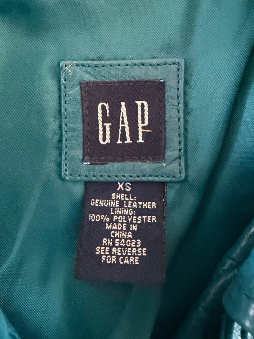 GAP Leather Jacket - Picture 4 of 6